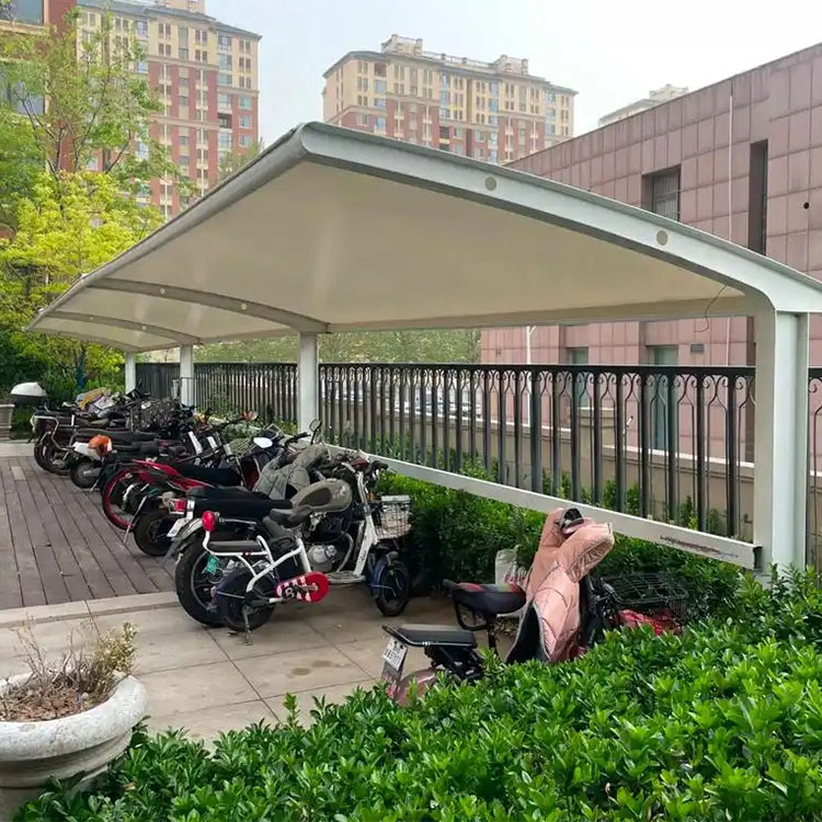 霍林郭勒市膜结构电动车棚