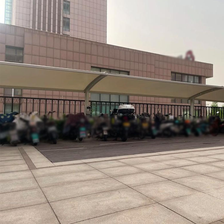 霍林郭勒市膜结构电动车棚